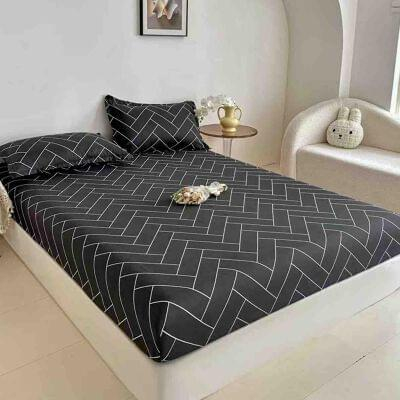 Huse de Pat Bumbac Finet, Pat Dublu - husa-de-pat-dublu-2-fete-de-perna-din-finet-cu-elastic-107