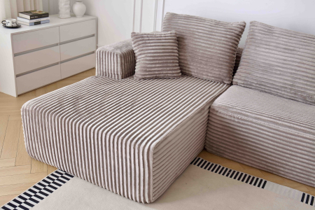 Canapea Premium Modulara Linea - HD Foam Bej [3]