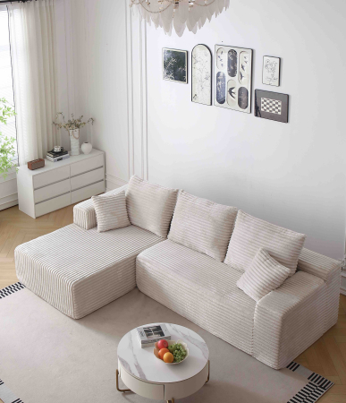 Canapele Living - Canapea Premium Modulara Linea - HD Foam Crem