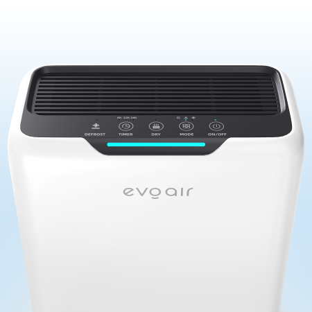 Dezumidificator aer Evoair HUMIXDUO, 500ml/24h, 3 Moduri funcționare, Silențios, Lumină Ambientală, Rezerva cu Silicagel, Timer 48h, Rezervor 2.5l, Alb [2]