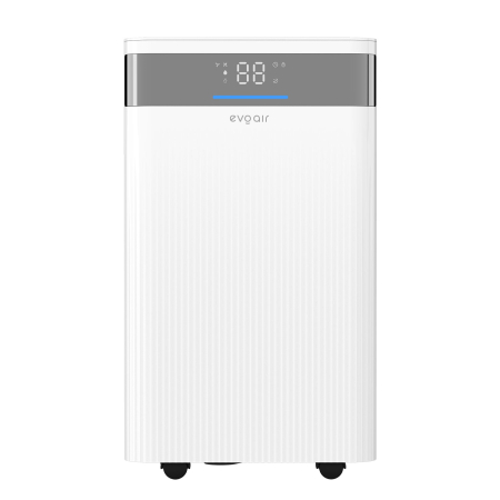 Dezumidificator Evoair ComfoDry20, 20l/24h, Silentios, Senzor de Umiditate, Uscare Rufe, Mod Noapte, Lumină Ambientală, Drenaj Continuu, Rezervor 4l, Alb [4]
