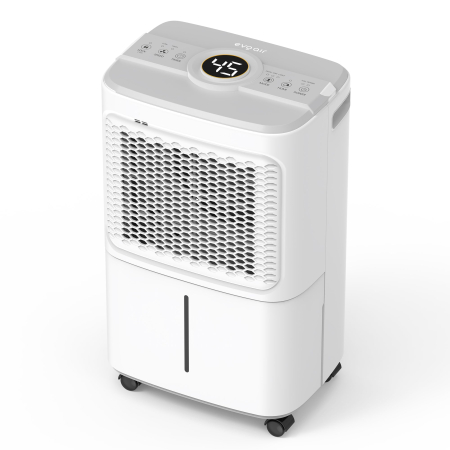 Dezumidificator Evoair Dryora 10, 10l/24h, Senzor de Umiditate, Dezumidifcare Continua, Uscare Rufe, Lumina Ambientala, Rezervor 1.6l, Alb [4]