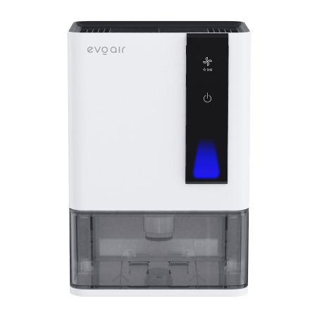 Dezumidificator Evoair HIDRY PLUS, 900ml/24h, Lumina ambientala in 7 culori, Rezervor 1.9l, 3 Viteze, Functie Auto Dezghetare, Alb [1]
