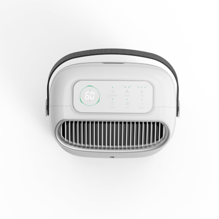 Dezumidificator Evoair, NovaDry 12 Smart, 12l/24h, Senzor de Umiditate, Functie Ionizare, Uscare Rufe, Rezervor 2.5l, Lampa UVC, Alb, Curea Neagra [3]