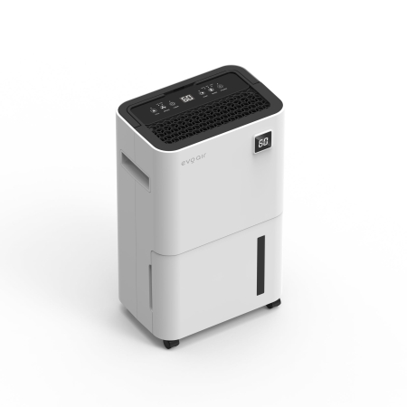 Dezumidificator Evoair, OptiDry 20, 20l/24h, Senzor de Umiditate, Functie Memorie, Uscare Rufe, Rezervor 2l, Display digital, Alb [1]