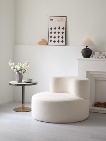 Fotolii Living - fotoliu-premium-luna-hd-foam-alb