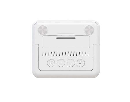 Higrometru si termometru digital, Evoair SENTIMINI, indicator umiditate și temperatură, data si ora, Alb [7]