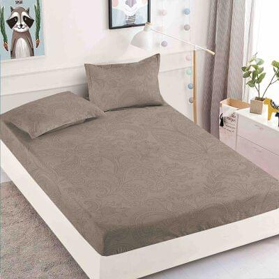 HUSE DE PAT - Husa de pat dublu + 2 Fete de Perna,din Bumbac Finet, cu elastic, RJHPB71