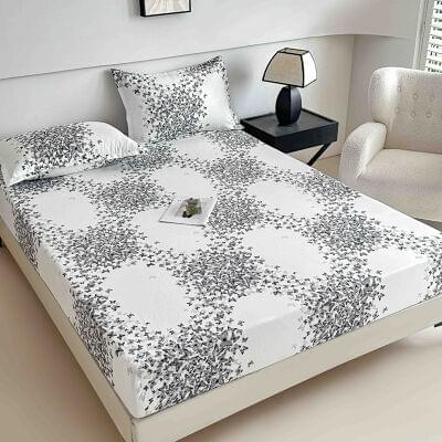 Huse de Pat Bumbac Finet, Pat Dublu - husa-de-pat-dublu-2-fete-de-perna-din-finet-cu-elastic-110