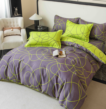 Lenjerie pat ,  1 persoana , 4 piese , finet premium [1]