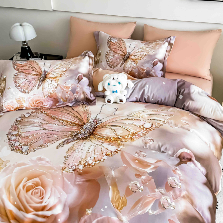 Lenjerie De Pat 5D, 1 Persoana, 4 Piese, Finet Premium [2]