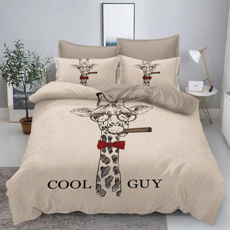 Lenjerii bumbac Finet 3D - Lenjerie de pat 6 Piese Finet Premium - LPBF6P127