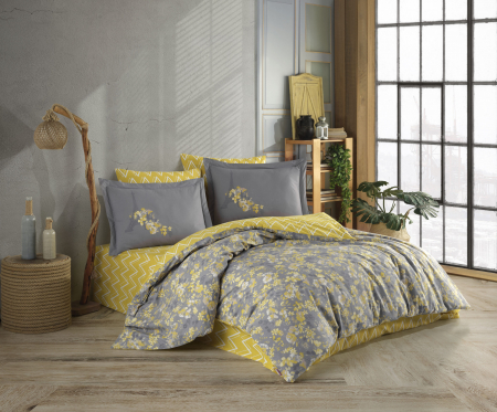 Lenjerii Bumbac Poplin 2 Persoane - Lenjerie-de-pat-bumbac-poplin-alanza-sari-casimi-p1
