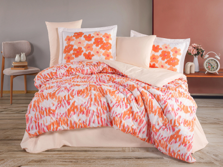 Lenjerii Bumbac Poplin 2 Persoane - Lenjerie-de-pat-bumbac-poplin-penny-mercan