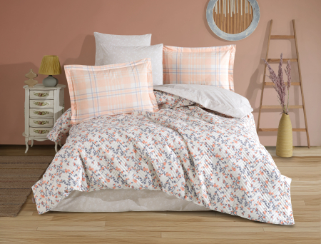 Lenjerii Bumbac Poplin, Matlasate, 2 Persoane - Lenjerie de Pat Bumbac Poplin, Matlasata,  2 Persoane - Lola Somon