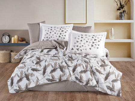 Lenjerii Bumbac Poplin, Matlasate, 2 Persoane - Lenjerie de Pat Bumbac Poplin, Matlasata,  2 Persoane -  Silva Tas