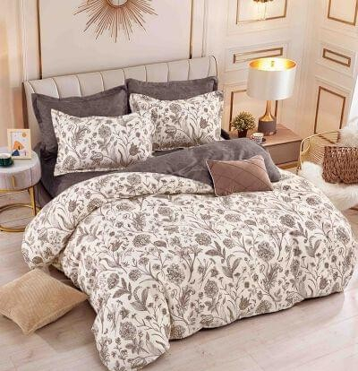 Lenjerii Finet Premium Cu Elastic 2 Persoane - Lenjerie De Pat, Cu Elastic, 6 Piese, Finet Premium - LPBF6PE8