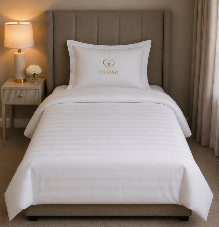 Broderie Personalizata - lenjerie de pat personalizata cu broderie nume