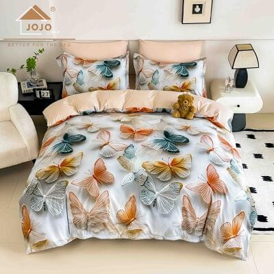 Cearceaf cu elastic pat 2 persoane - lenjerie-de-pat-imprimeu-5d-pat-dublu-cearsaf-cu-elastic-lpbf6p5d34