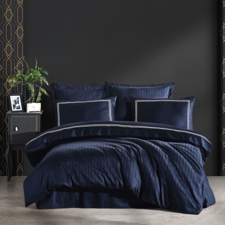 Lenjerii De Pat Premium Collection - lenjerie_de_pat_imge_bleumarin_casimi_p1