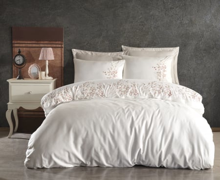 Lenjerii Premium Collection - lenjerie_de_pat_lia_alb_casimi