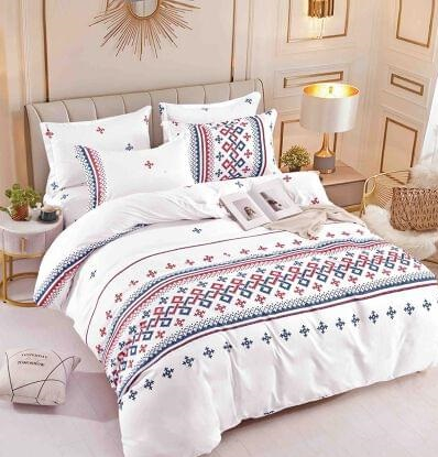 Lenjerii Finet Premium 1 Persoana - Lenjerie pat 1 Persoana Bumbac Finet 4 piese RJ 130