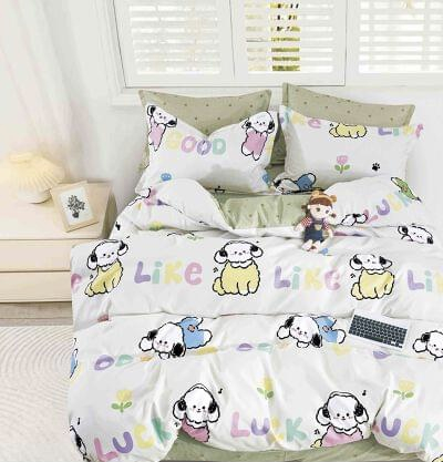 Lenjerii Finet Premium 1 Persoana - Lenjerie pat 1 Persoana Bumbac Finet 4 piese RJ 148