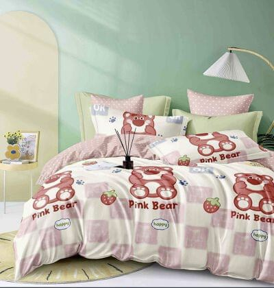 Lenjerii Finet Premium 1 Persoana - Lenjerie pat 1 Persoana Bumbac Finet 4 piese RJ 148