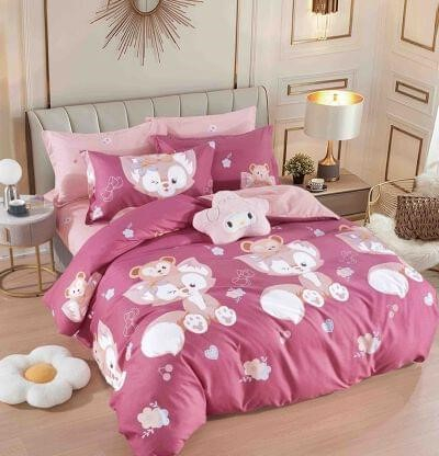 Lenjerii Finet Premium 1 Persoana - Lenjerie pat 1 Persoana Bumbac Finet 4 piese RJB150