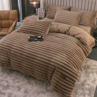 Lenjerii De Pat Cocolino Cu Elastic - Lenjerie pat Cocolino 6 Piese, Pink RJ192