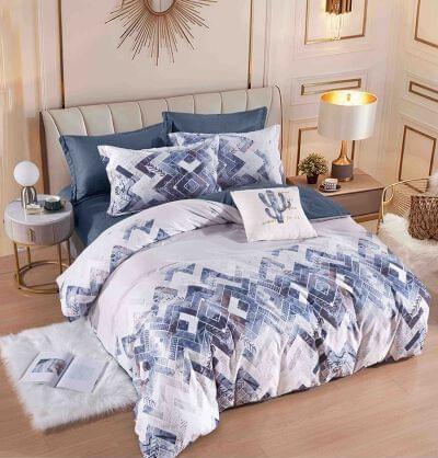 Lenjerii Finet Premium Cu Elastic 2 Persoane - Lenjerie De Pat, Cu Elastic, 6 Piese, Finet Premium - LPBF6PE23