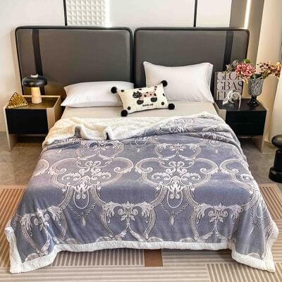 Paturi Cocolino Groase - Patura Cocolino Cu Blanita 200x230 cm