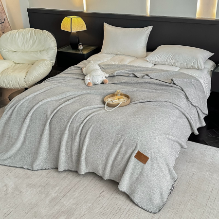 Patura Premium Tip Casmir 200x230 cm - Gri [1]