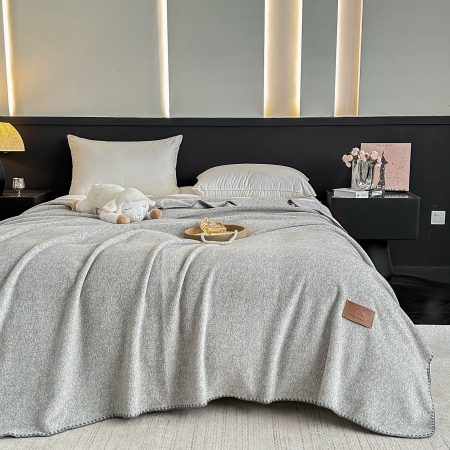 Paturi Pufoase - Patura Premium Tip Casmir 200x230 cm - Gri