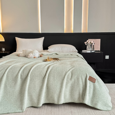 Paturi Pufoase - Patura Premium Tip Casmir 200x230 cm - Verde Menta