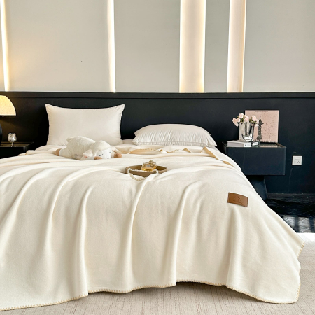 Paturi Pufoase - Patura Premium Tip Casmir 200x230 cm - Crem