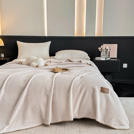 Paturi Pufoase - Patura Premium Tip Casmir 200x230 cm - Bej