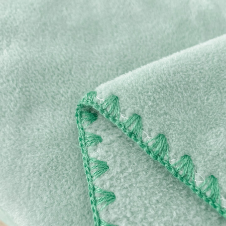 Patura Premium Tip Casmir cu Capsa 100x140 cm - Verde Menta [2]