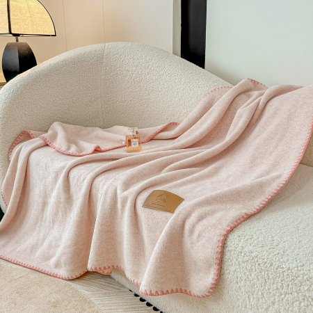 Paturi Pufoase - Patura Premium Tip Casmir cu Capsa 100x140 cm - Somon