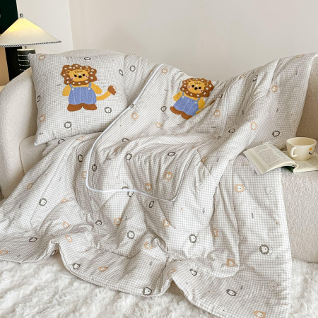 PiloPerna - Pilota Transformabila in Perna - PiloPerna Little Lion 2 in 1 - Pilota transformabila in perna, 100% Bumbac, Casimi