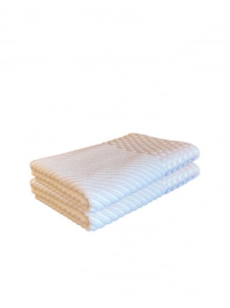 PROSOAPE - Set 2 Prosoape de Baie din Bumbac 100%, Tip Jacquard, Alb