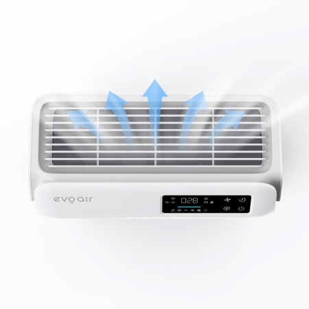 Purificator de aer Evoair HOMI P300, CADR 300m³/h, WI-FI, Filtru True Hepa, Mod Auto, Lampa UV, Ionizare, 6 Moduri Functionare, Senzor Calitate Aer, Alb [19]