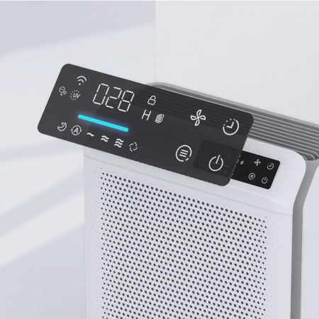Purificator de aer Evoair HOMI P300, CADR 300m³/h, WI-FI, Filtru True Hepa, Mod Auto, Lampa UV, Ionizare, 6 Moduri Functionare, Senzor Calitate Aer, Alb [20]