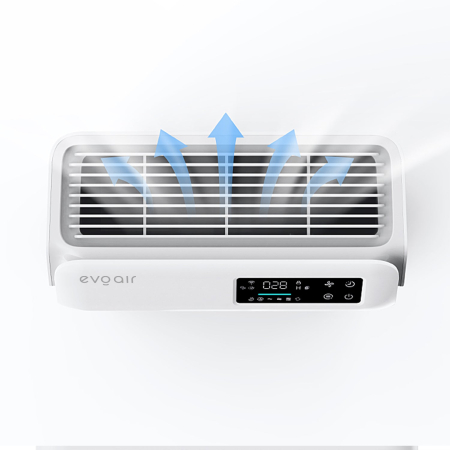 Purificator de aer Evoair HOMI P300, CADR 300m³/h, WI-FI, Filtru True Hepa, Mod Auto, Lampa UV, Ionizare, 6 Moduri Functionare, Senzor Calitate Aer, Alb [18]