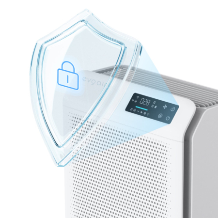 Purificator de aer Evoair HOMI P300, CADR 300m³/h, WI-FI, Filtru True Hepa, Mod Auto, Lampa UV, Ionizare, 6 Moduri Functionare, Senzor Calitate Aer, Alb [16]