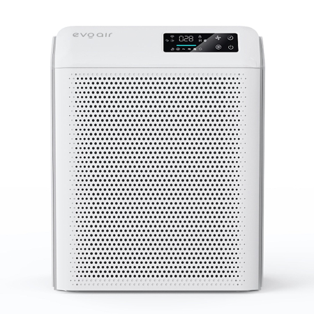 Purificator de aer Evoair HOMI P300, CADR 300m³/h, WI-FI, Filtru True Hepa, Mod Auto, Lampa UV, Ionizare, 6 Moduri Functionare, Senzor Calitate Aer, Alb [12]