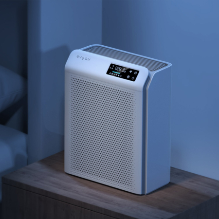 Purificator de aer Evoair HOMI P300, CADR 300m³/h, WI-FI, Filtru True Hepa, Mod Auto, Lampa UV, Ionizare, 6 Moduri Functionare, Senzor Calitate Aer, Alb [23]