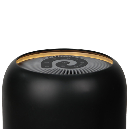 Purificator de aer Evoair, YuvoSpin, Lampă UV-C, Filtru 3in1, True Hepa, Carbon Activ, Pre-filtru, 4 viteze, Funcție Polen/Animale, Mod Noapte, Blocare Ecran, Lumină Ambientală, Negru [3]