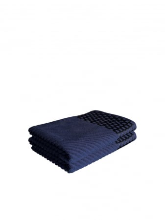 PROSOAPE - Set 2 Prosoape de Baie din Bumbac 100%, Tip Jacquard, Albastru