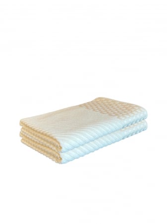 PROSOAPE - Set 2 Prosoape de Baie din Bumbac 100%, Tip Jacquard, Bej